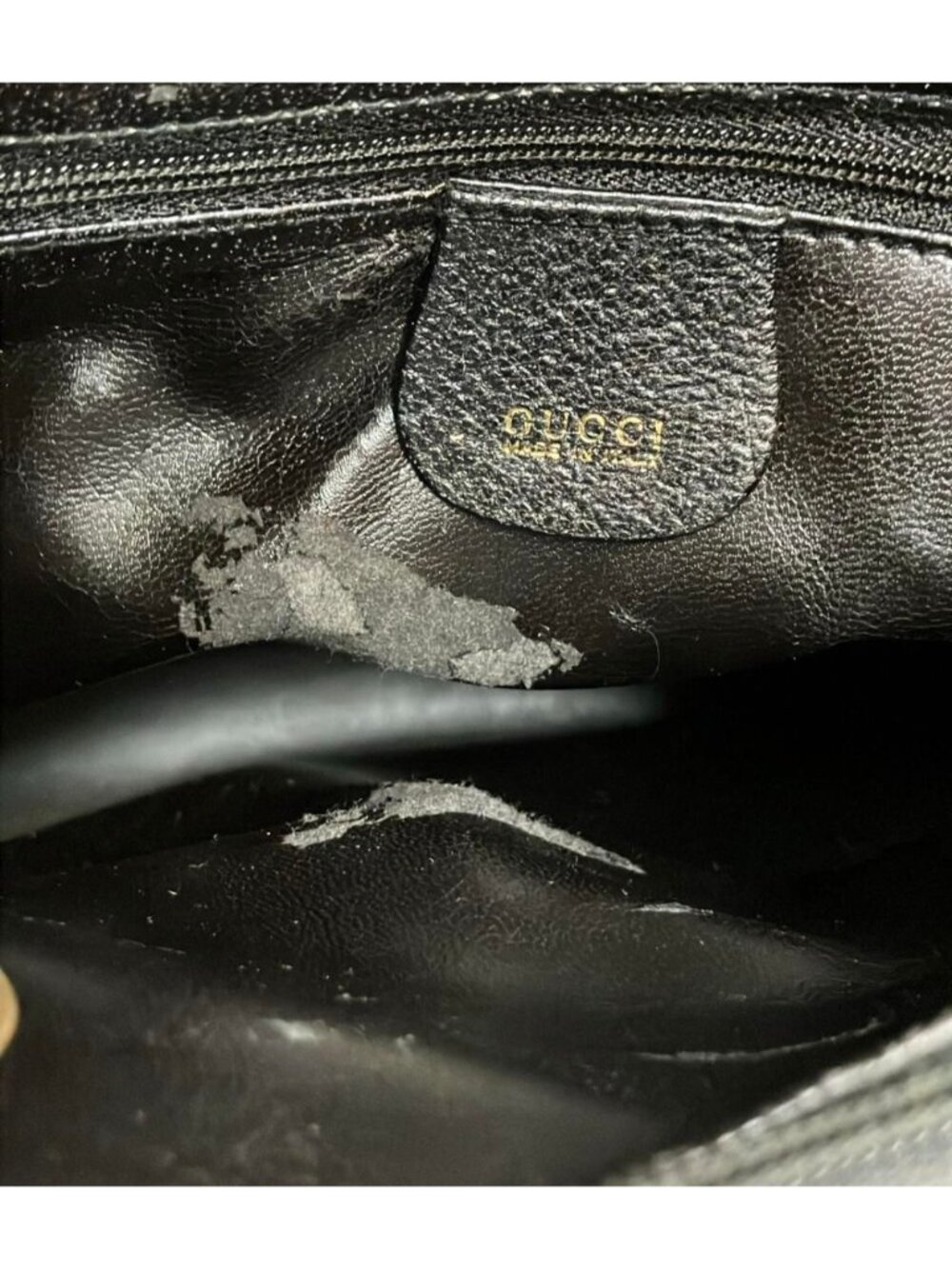 ★SOLD★ Gucci Handbag Leather Bamboo 002 0 - Picture 9 of 10